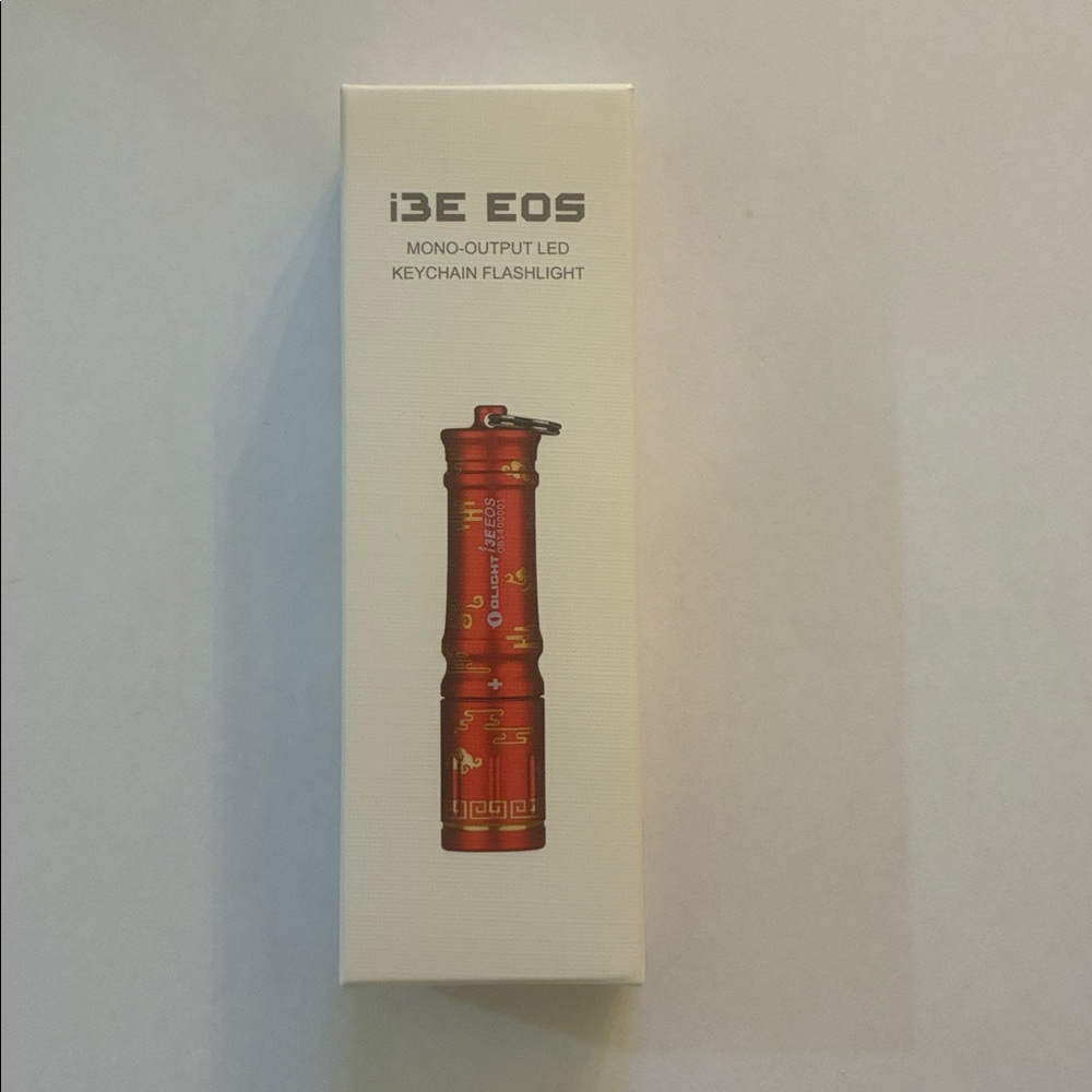 Olight i3E EOS Red Keychain Flashlight